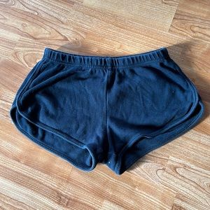 American Apparel black booty shorts